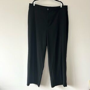 Ava & Viv (2) Black High-Rise Straight Leg Trouser Pants- Work, Office